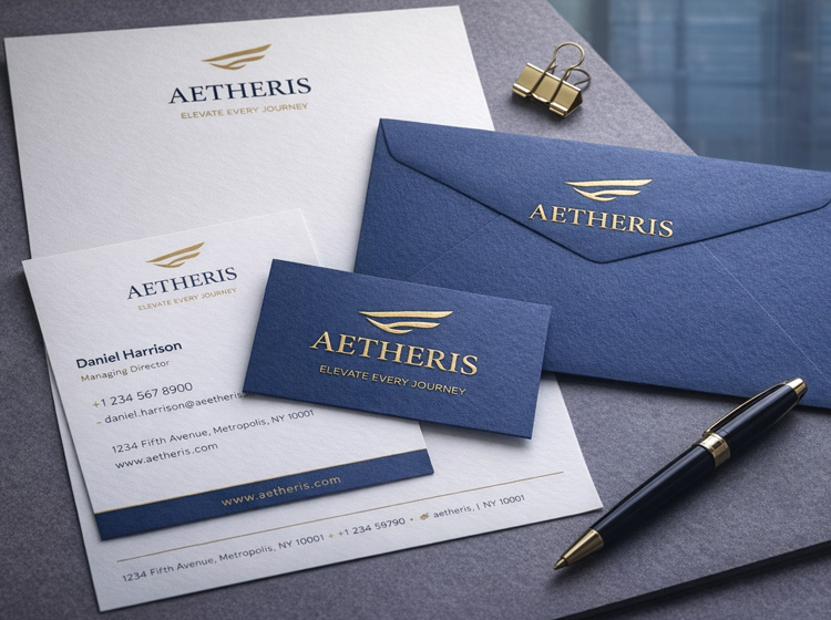 aetheris logo digital marketing consulting by stella zacharatou mockup 750x560
